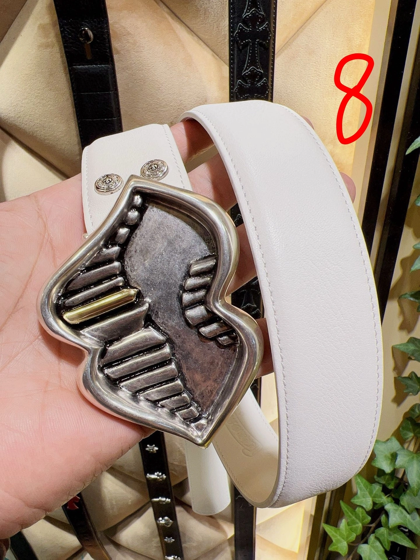 Barbara-- 3hro75 cowhide 925 silver 3.8cm 16Colour item:E-S333L0411-16